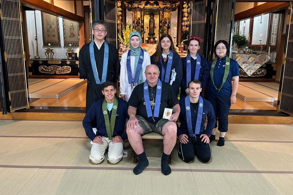 Gruppenbild mit teilnehmenden des Japan-Austausches.